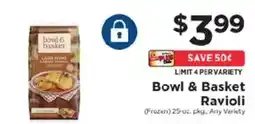 ShopRite Bowl & Basket Ravioli offer