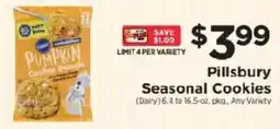 ShopRite Pillsbury Seasonal Cookies offer