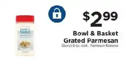 ShopRite Bowl & Basket Grated Parmesan offer