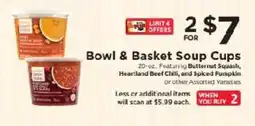ShopRite Bowl & Basket Soup Cups offer