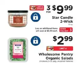 ShopRite Star Candle 2-Wick offer