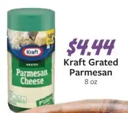 Fareway Kraft grated parmesan cheese offer