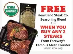 Fareway Heartland Steak Co. Seasoning Blend offer