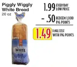 Piggly Wiggly Piggly Wiggly white bread offer