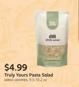 Fareway Truly Yours Pasta Salad offer