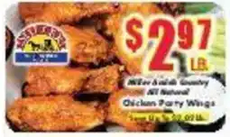 Super One Foods Miller And Co. Country Chicken Party Wings offer