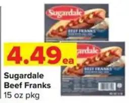 Shop 'n Save Sugardale Beef Franks offer