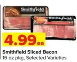 Shop 'n Save Smithfield Sliced Bacon offer