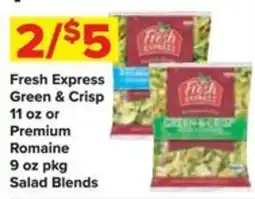 Shop 'n Save Fresh Express green & crisp salad blends offer