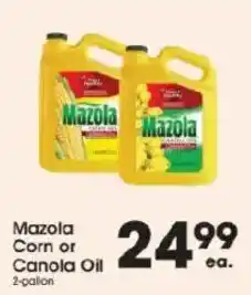 Price Rite Mazola Corn or Canola Oil offer