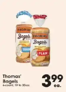 Price Rite Thomas' Bagels offer
