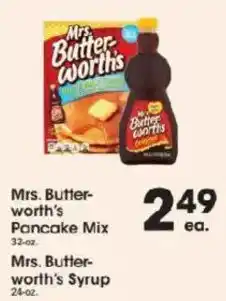 Price Rite Mrs. Butterworth's Pancake Mix offer