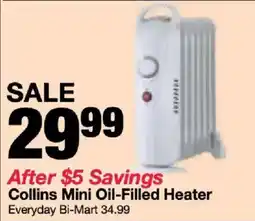 Bi-Mart Collins Mini Oil-Filled Heater offer