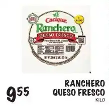 Cacique ranchero queso fresco