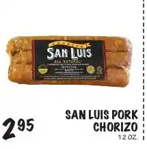 Foodarama San Luis pork chorizo offer