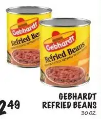 Foodarama Gebhardt refried beans offer