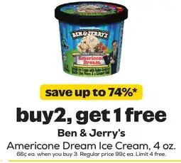 Grocery Outlet Ben & Jerry's Americone Dream Ice Cream offer