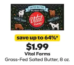 Grocery Outlet Vital Farms Grass-Fed Salted Butter offer