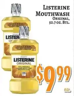 Trade Fair Supermarket Listerine mouthwash original offer