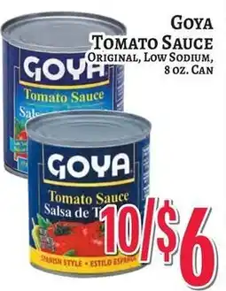 Trade Fair Supermarket Goya tomato sauce offer