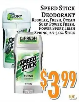 Trade Fair Supermarket Speed Stick deodorant offer