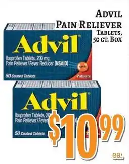 Trade Fair Supermarket Advil pain reliever tablets offer