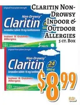 Trade Fair Supermarket Claritin Non-Drowsy Indoor & Outdoor Allergies offer