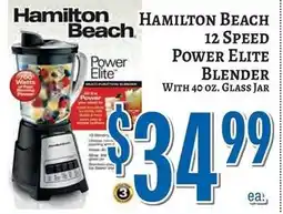 Trade Fair Supermarket Hamilton Beach 12 Speed Power Elite Blender offer