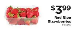 ShopRite Red Ripe Strawberries offer