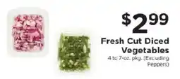 ShopRite Fresh Cut Diced Vegetables offer