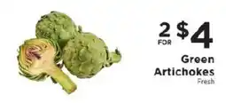 ShopRite Green Artichokes offer