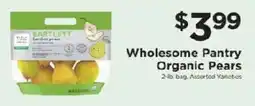 ShopRite Wholesome Pantry Organic Pears offer