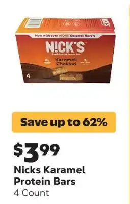 Grocery Outlet Nicks Karamel Protein Bars offer