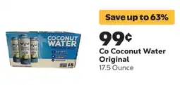 Grocery Outlet Co Coconut Water Original offer