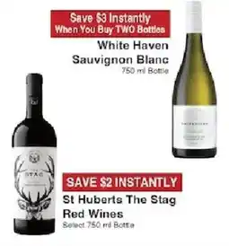 Piggly Wiggly St Huberts The Stag Red Wines offer