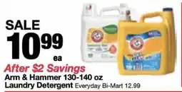 Bi-Mart Arm & Hammer Laundry Detergent offer