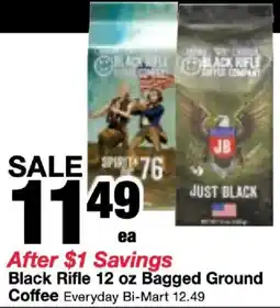 Bi-Mart Black Rifle Coffee offer