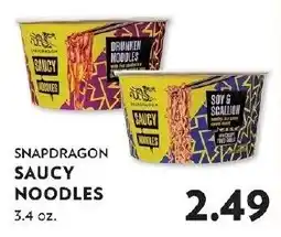 Reasors Snapdragon saucy noodles offer