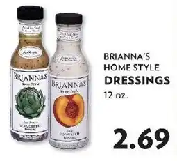 Reasors Brianna's home style dressings offer
