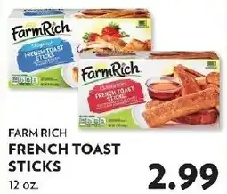 Reasors Farm Rich French Toast Sticks offer
