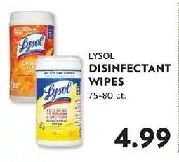 Reasors Lysol disinfectant wipes offer