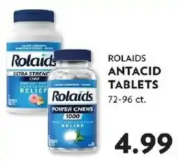 Reasors Rolaid antacid tablets offer