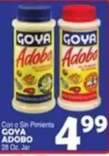 Bravo Supermarkets Goya adobo offer