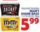 Bravo Supermarkets M&M's share bags offer