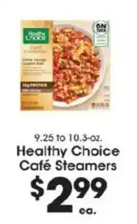 Price Rite Healthy Choice Café Steamers offer
