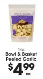 Price Rite Bowl & Basket Peeled Garlic offer