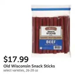 Fareway Old Wisconsin Snack Sticks offer