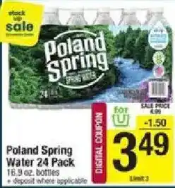 Shaw's Poland Spring Water offer