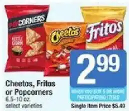 Cheetos, Fritos or Popcorners