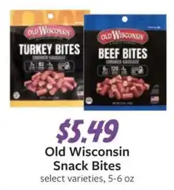 Fareway Old Wisconsin Snack Bites offer